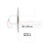 100mm x 200mm PP Opak Etiket (Sticker)