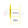 100mm x 80mm Lamine Termal Etiket (Sticker)