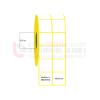 40mm x 40mm 2'li Ayrık Lamine Termal Etiket (Sticker)