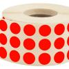 Nokta Etiketi Ø 10 mm Floresan Kırmızı