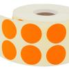 Nokta Etiketi Ø 25 mm Floresan Turuncu