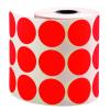 Nokta Etiketi Ø 30 mm Floresan Kırmızı