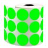 Nokta Etiketi Ø 30 mm Floresan Yeşil