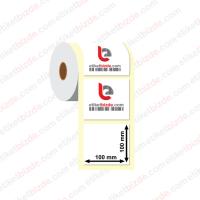 100mm x 100mm Fastyre Etiket (Sticker)