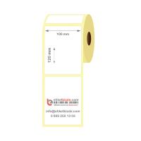 100mm x 120mm Kuşe Etiket
