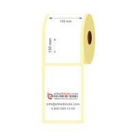 100mm x 150mm Kuşe Etiket