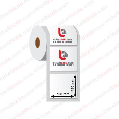 100mm x 150mm PP Şeffaf Etiket (Sticker) 