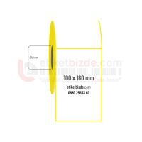 100mm x 180mm Lamine Termal Etiket (Sticker)