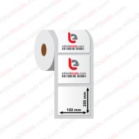 100mm x 200mm PP Şeffaf Etiket (Sticker)