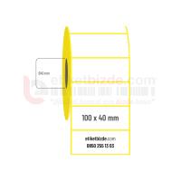 100mm x 40mm Lamine Termal Etiket (Sticker)