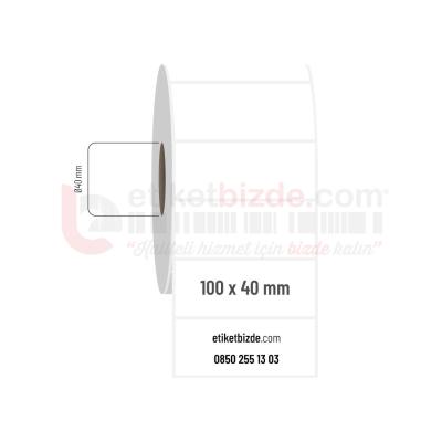 100mm x 40mm PP Opak Etiket