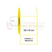 100mm x 55mm Lamine Termal Etiket (Sticker)