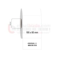 100mm x 60mm PP Opak Etiket