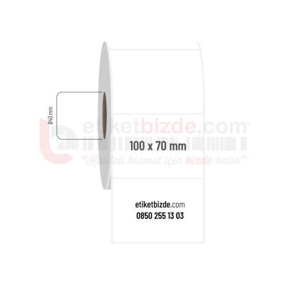 100mm x 70mm PP Opak Etiket