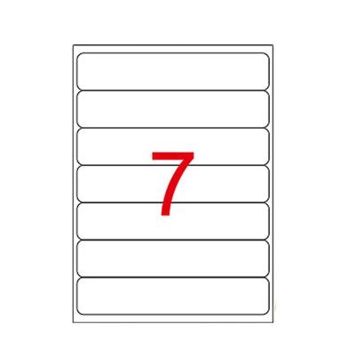 192.5 x 39 mm Lazer Etiketi