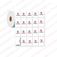 20mm x 40mm 5'li Bitişik PP Opak Etiket (Sticker)