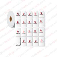 20mm x 40mm 5'li Bitişik PP Şeffaf Etiket (Sticker)