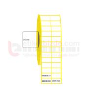 30mm x 15mm 2'li Ayrık Lamine Termal Etiket (Sticker)