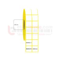30mm x 30mm 2'li Ayrık Termal Etiket (Sticker)