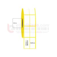 30mm x 60mm 2'li Ayrık Vellum Etiket (Sticker)