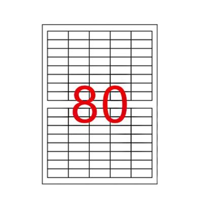 37 x 14.25 mm Lazer Etiketi