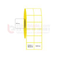 40mm x 30mm 2'li Ayrık Vellum Etiket (Sticker)