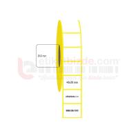 40mm x 30mm Vellum Etiket (Sticker)