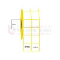 40mm x 40mm 2'li Ayrık Termal Etiket (Sticker)
