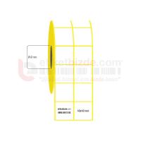 40mm x 40mm 2'li Ayrık Vellum Etiket (Sticker)