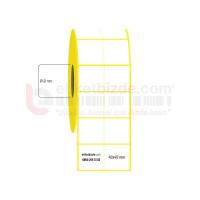 40mm x 40mm 2'li Bitişik Vellum Etiket (Sticker)