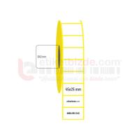 45mm x 25mm Kuşe Etiket