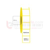 45mm x 40mm Lamine Termal Etiket (Sticker)