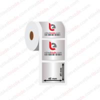 45mm x 45mm Sılver Mat Etiket (Sticker)
