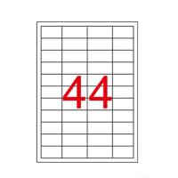 48.5 x 25.4 mm Lazer Etiketi
