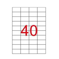 52.5 x 29.7 mm Lazer Etiketi