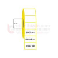 60mm x 35mm Termal Etiket (Sticker)