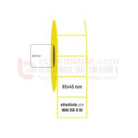 65mm x 45mm Lamine Termal Etiket (Sticker)