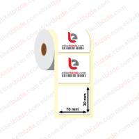 70mm x 30mm Fastyre Etiket (Sticker)
