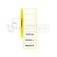 70mm x 30mm Termal Etiket (Sticker)