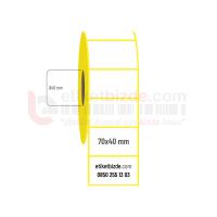 70mm x 40mm Lamine Termal Etiket (Sticker)