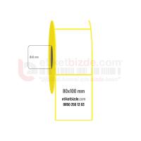 80mm x 100mm Vellum Etiket (Sticker)