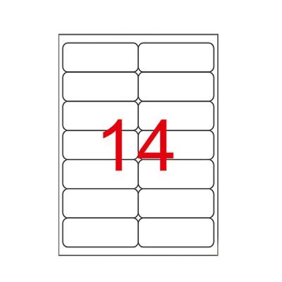 99.1 x 38.1 mm Lazer Etiketi