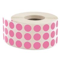 Nokta Etiketi Ø 10 mm Pembe