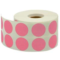 Nokta Etiketi Ø 25 mm Pembe