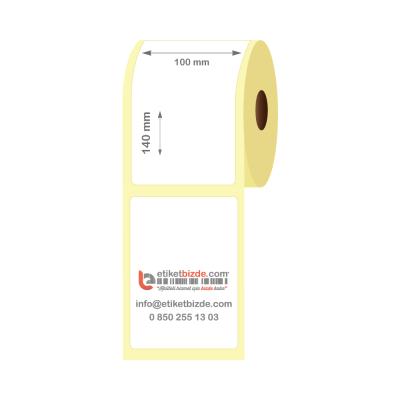 100mm x 140mm Kuşe Etiket