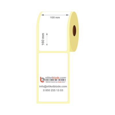 100mm x 160mm Kuşe Etiket