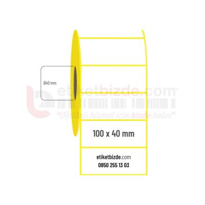 100mm x 40mm Vellum Etiket (Sticker)