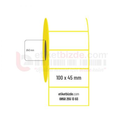 100mm x 45mm Vellum Etiket (Sticker)