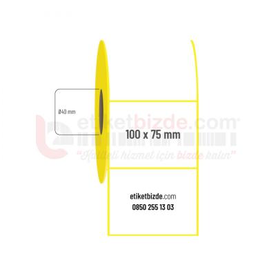 100mm x 75mm Vellum Etiket (Sticker)