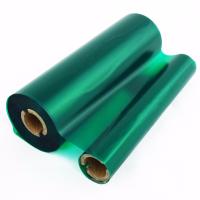 110mm x 74 Metre Wax Yeşil Renkli Ribon